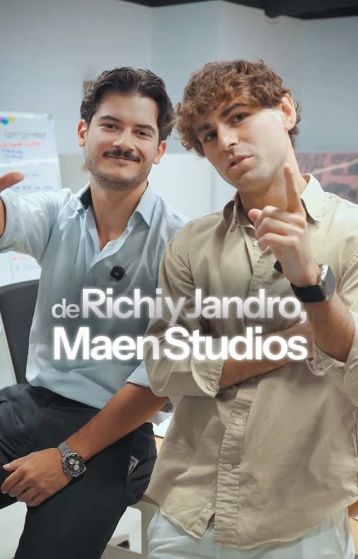 Richi y Jandro — Founders de Maen Studios